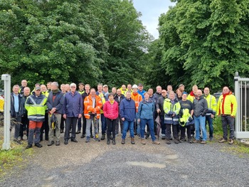 Campagne de jaugeages comparatifs sur l'Ourthe à Méry